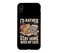 Carcasa para iPhone XS MAX I'D Rather Stay Home with My Cats