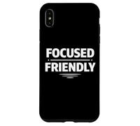 Carcasa para iPhone XS MAX Identidad de mentalidad de Trabajo equilibrada y amigable enfocada