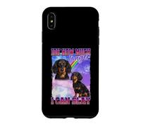 Carcasa para iPhone XS MAX IDK How Much Longer Slay Black Long Haired Dachshund Lover