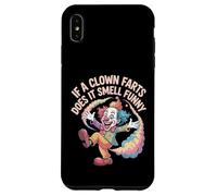 Carcasa para iPhone XS MAX If A Clown Farts Does It Smell Funny Chistes de Circo -