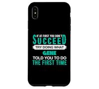 Carcasa para iPhone XS MAX If At First Try Doing What Gene Camiseta Nombre Gene
