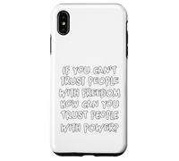 Carcasa para iPhone XS MAX If You Can't Trust People Funny Sarcastic Humor gráfico