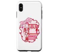 Carcasa para iPhone XS MAX Ilustración de Cabina de Soldado de corazón Dulce con Cinta y Caramelo