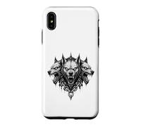 Carcasa para iPhone XS MAX Ilustración de Cerberus Hellhound Dark Fantasy Underworld Beast