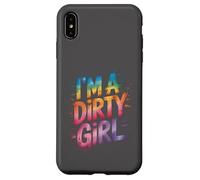 Carcasa para iPhone XS MAX I'm Dirty Girl Mud Run, Moto de Cross, Muddy Queen Mudding, ATV UTV