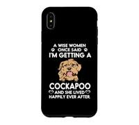 Carcasa para iPhone XS MAX I'm Getting A Cockapoo Funny Dog Mom Puppy Lovers