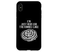 Carcasa para iPhone XS MAX I'm Just Here For The Funnel Cake Funny Wedding Carnival Pie