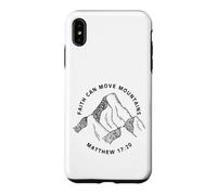 Carcasa para iPhone XS MAX Impresión Frontal y Trasera La fe Cristiana Puede Mover montañas