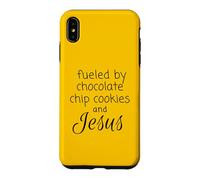 Carcasa para iPhone XS MAX Impulsado por Galletas con chispas de Chocolate y Jesús