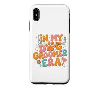 Carcasa para iPhone XS MAX In My Dog Groomer Era Puppy Stylist Peluquería Salón Groovy