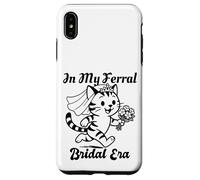 Carcasa para iPhone XS MAX In My Feral Bride Era Cat Funny Wedding