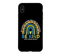 Carcasa para iPhone XS MAX In October We Wear Blue Yellow Down Syndrome Awareness