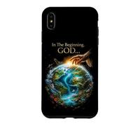 Carcasa para iPhone XS MAX In The Beginning God... Earth Genesis 1:1 Bible Verse Nature