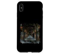 Carcasa para iPhone XS MAX Infinito Gótico Puerta Pasillo Misterio Fantasía Oscura Gráfico