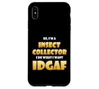 Carcasa para iPhone XS MAX Insect Collector Idgaf Meme Bug Science Ant Studying Insects