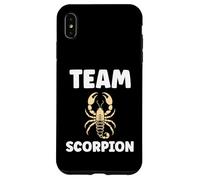 Carcasa para iPhone XS MAX Insect Scorpion Animals arachnids Simple Team Scorpion