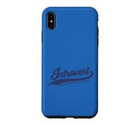 Carcasa para iPhone XS MAX Introvertido. Tú no. Yo. Social con la Gente. Divertido