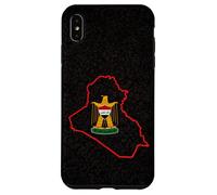 Carcasa para iPhone XS MAX Irak Bagdad Irak Home IRQ Diseño de Mapa iraquí I Love Irak Flag