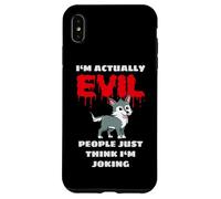 Carcasa para iPhone XS MAX Ironía del Bebé I'm Actually Evil Malo Refranes Divertidos