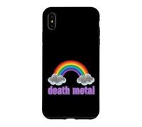 Carcasa para iPhone XS MAX Ironic Death Metal Rainbow Diciendo Sarcástico