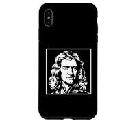 Carcasa para iPhone XS MAX Isaac Newton Física Ciencia Retrato Vintage Gráfico