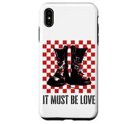 Carcasa para iPhone XS MAX It Must Be Love 2 Tone Ska Music Checkerboard