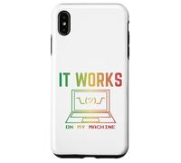 Carcasa para iPhone XS MAX It Works On My Machine Divertido Programador Excuse Reggae Design