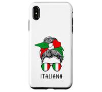 Carcasa para iPhone XS MAX Italian Italiana Girl Italian Heritage Italy Flag