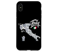 Carcasa para iPhone XS MAX Italy Map Graphic Tees - Novelty tee Shirts & Cool Designs