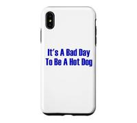 Carcasa para iPhone XS MAX It's A Bad Day To Be A Hot Dog 4 de Julio Funny Hot Dog