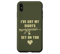 Carcasa para iPhone XS MAX I've Got My Sights Set On You - Funny Sarcastic Gun Humor