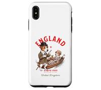 Carcasa para iPhone XS MAX Jack-Russel-Terrier Perros Pareja Cita Muy Querido en Barco Inglaterra