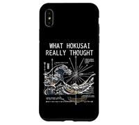 Carcasa para iPhone XS MAX Japón Gran Ola Física Hokusai Agua Movimiento Matemáticas Ciencia
