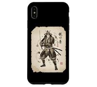 Carcasa para iPhone XS MAX Japón Samurai Guerrero Luchador Anime Vintage Ukiyo-e Arte