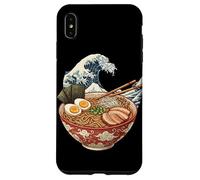 Carcasa para iPhone XS MAX Japonés Ramen Bowl Ocean Kanagawa Wave Anime Food Noodle