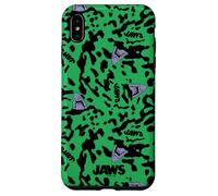 Carcasa para iPhone XS MAX Jaws Green Shark Camo All Over Print