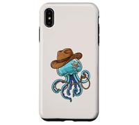 Carcasa para iPhone XS MAX Jellyfish Western Sheriff Cowboy Funny Ocean Animal