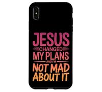Carcasa para iPhone XS MAX Jesús cambió mis Planes y no Estoy Enojado por eso Cristiano
