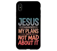 Carcasa para iPhone XS MAX Jesús cambió mis Planes y no Estoy Enojado por eso Cristiano