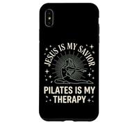 Carcasa para iPhone XS MAX Jesus Is My Savior Pilates Is My Therapy