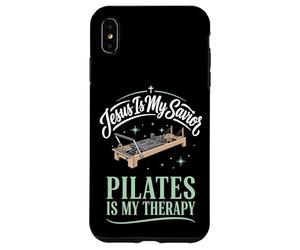 Carcasa para iPhone XS MAX Jesus Is My Savior Pilates Is My Therapy