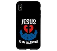 Carcasa para iPhone XS MAX Jesus is My Valentine Funny Valentines Loves Christ Love Day