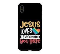 Carcasa para iPhone XS MAX Jesus Loves Everyone You Hate