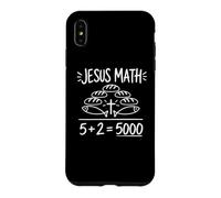Carcasa para iPhone XS MAX Jesús Matemáticas 2 Peces 5 Panes Alimentan La Biblia Milagrosa 5000