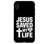 Carcasa para iPhone XS MAX Jesús Saved My Life Christian Faith