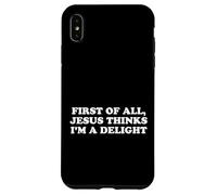 Carcasa para iPhone XS MAX Jesus Says I'm a Delight Funny Christian