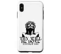 Carcasa para iPhone XS MAX Jesús Tu Voluntad Hágase Verso de la Biblia Católica Mateo 6 10