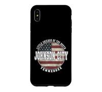 Carcasa para iPhone XS MAX Johnson City Tennessee, Bandera Americana Vintage