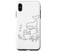 Carcasa para iPhone XS MAX Jonah & Whale - Arte Artesanal para Colorear Historia bíblica para niños