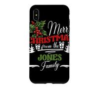Carcasa para iPhone XS MAX Jones Family Christmas Costume Muérdago Grupo a Juego